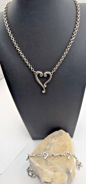 Brighton Tuscan Heart Necklace Bracelet Set